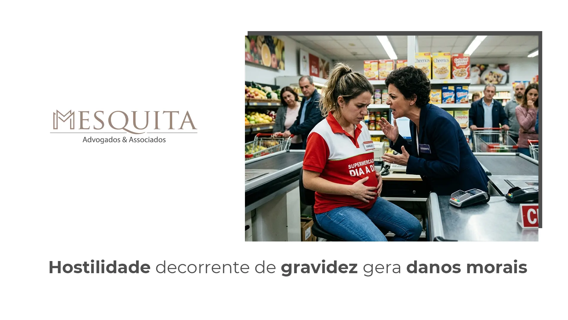 Hostilidade decorrente de gravidez gera danos morais